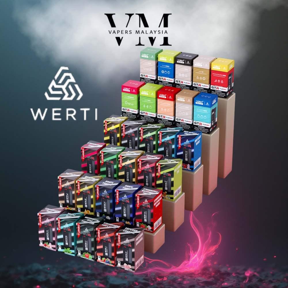 WERTI GTR TURBO / WERTI GTR TURBO NAKED ASIA FLAVAOR 12K PREFILLED POD